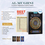 AlQuran Al Mughni A4 Terjemah & Tajwid Warna A4 HC Besar / Mulia Quran