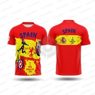 Spain 2026 World Cup T-Shirt Spain Jersey Printing Art01