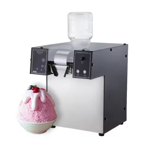 Automatic 180kg per day small Korean bingsu machine snow ice maker Bingsu ice crusher snow flake ice