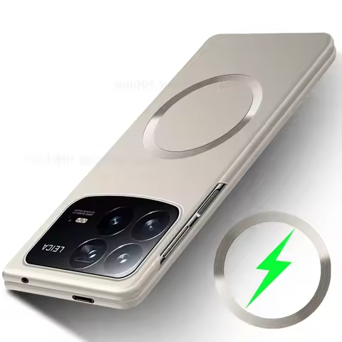Fundas For Xiaomi Mix Fold 4 5G Metallic Paint Magnetic Matte Case For Mix Fold 3 For Magsafe Wirele