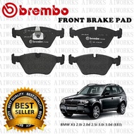 BREMBO BMW X3 E83 2.0i 2.0d 2.5i 3.0i 3.0d 3.5d Front Rear Disc Brake Pad