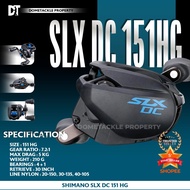 Reel Pancing Shimano SLX DC 71 151 HG XG 2022 BC Baitcasting