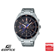 CASIO นาฬิกาข้อมือผู้ชาย EDIFICE รุ่น EFV-590D-1AVUDF วัสดุสเตนเลสสตีล สีดำ