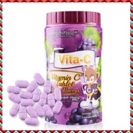Vita-c  วิตามินซี ชนิดเม็ดอม 1000 mg รสชาติอร่อย ทานง่าย สินค้าพร้อมส่ง!!!