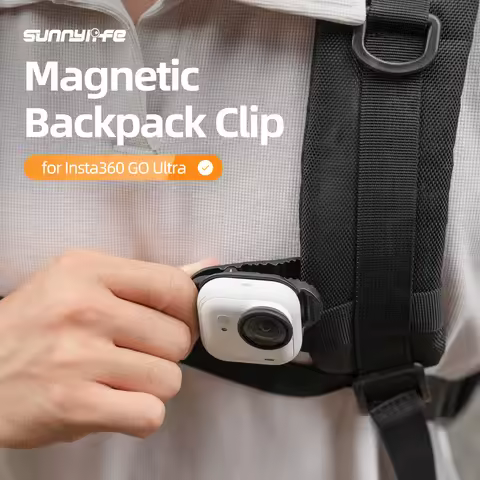 Magnetic Backpack Clip For Insta360 GO Ultra Quick-release Bracket Mount Alligator Clip For Insta360