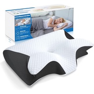 Cervical Memory Foam Pillow Contour Pillow for Neck and Shoulder Pain Orthopedic Sleep Neck Contour Pillow for Side Sleeping