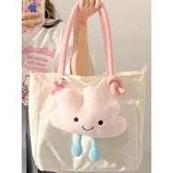 beg raya beg raya perempuan Beg wanita beg utusan pelajar satu bahu comel berkapasiti besar