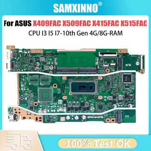X509FAC Mainboard For ASUS VivoBook15 X509FA X409FAC X415FAC X515FAC Laptop Motherboard With i3-1011