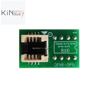 Chips Socket QFN8/WSON8/MLF8/MLP8/DFN8 to DIP8 for CH341A TL866Ii Plus RT809H/F T48 T56 EZP2023 6X8m