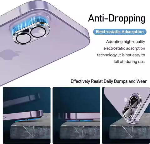 2/4Pcs 9H For iPhone 16 /16 Plus HD Lens Protector film