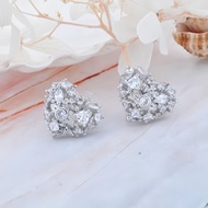 High-End Silver Needle Earrings yyy6.17