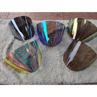 ARC RITZ VISOR SIANG MALAM 2TONE SMOKE / OREN / BLUE / BLUE GOLD / PURPLE BLUE / GREEN BLUE ( crysta