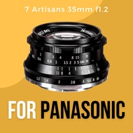 7Artisans 35 mm f1.2 Lens เลนส์มือหมุนสำหรับกล้อง mirrorless (7artisans)