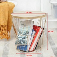 Table | Topaz Corner Table / Functional Table 38X38X40Cm - Informa