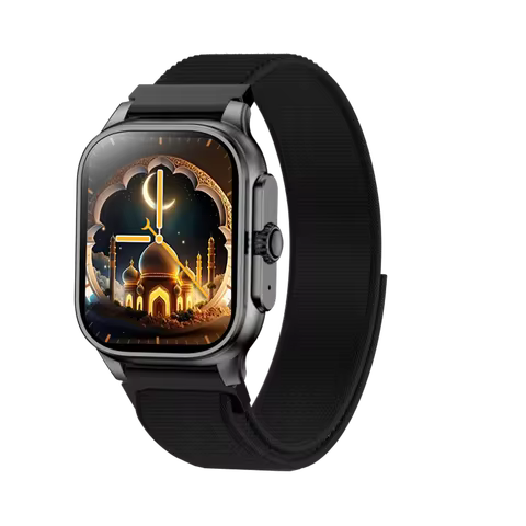 Smartwatch for Muslims Waterproof IP67 Fitness Tracking Sports Mode Quran MP3 Azan Alarm Answer Call