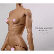 ImplDoll Humanoid Club Three-point Muscle Female Body BJD Original Doll/SD Doll