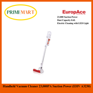 EuropAce Handheld Vacuum Cleaner 23,000PA Suction Power - EHV A3230