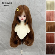 Quinn BJD/MDD Doll Wig Three Points Four Points Six Points Single Inner Buckle Bangs Soft Silk Long 