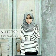 Kaos stripe | Kaos spandek | kaos lengan panjang