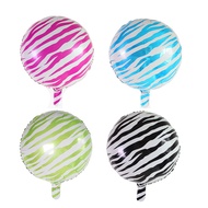 Mytex 17 inch Zebra Stripe Foil Balloon