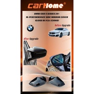 BMW G60 Penutup Cermin Sisi M-Performance Warna Hitam Berkilat | BMW G60 Performance Side Mirror Cov