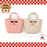 a-jolie Canvas Mini Tote Bag Eyelash【Direct from Japan】