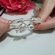 999 Solid Silver Bangle