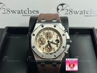 二手 Audemars Piguet Royal Oak Offshore Safari Chronograph 26470ST.OO.A801CR.01 陶瓷的 停產 透底- 28watches