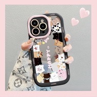 NEWS iPhone Case A circle kitten Phone case suitable for iPhone11 12 13 14 15 Plus Pro Max 6 6s 8 7P