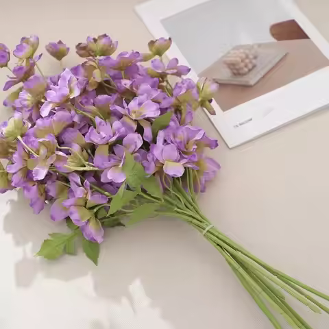 Artificial Bouquet Bouquet Style Artificial Flowers Fake Flower DIY Prop Fake Flower Decorative Desi