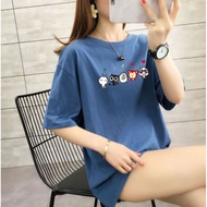 SA3665 -M'SIA Stok Sedia Fesyen Baju Wanita.Ready Stock Women T-Shirt Women Top Cartoon T 百搭女上衣短袖卡通T