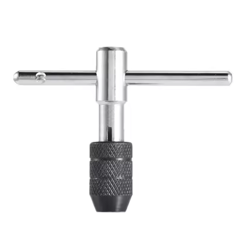 Upgraded Ratcheting Tap Drill Wrench M3-M6 Screwdriver Tap Holder T-handle Tool B9HF