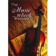 Uni Music Book A4 80pg ( S-7788 )