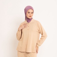 Dauky S Tunic Hip Ban Pique Material Lacoste Pique Comfortable and Light Women's Tunic