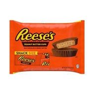 พร้อมส่ง Reeses Peanut Butter Cups Snack Size 297g ช็อคโกแลตทรงถ้วยคัพสอดไส้เนยถั่ว BBF.01/2026
