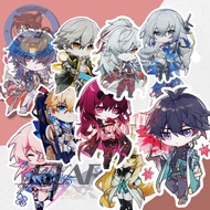 GANTUNGAN Honkai Star Rail Acrylic Keychain Honkai Star Rail Acrylic Keychain