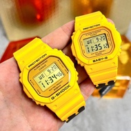 Quailty100%Gshock Baby.g Dw.5600 Couple Men Women Rubber Watch Movement Jam Tangan lelaki perempuan
