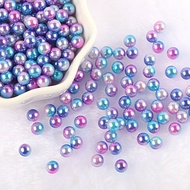 【Ready stock】4mm 6mm 8mm Multicolor Plastic ABS Round Imitation Pearl Loose Beads Face Mask Lanyard Bracket Beads DIY Bracelet Kit Necklace Accessories Making