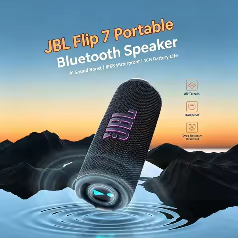 Authentic JBL FLIP 7 FLIP7 Portable Bluetooth Speaker, Waterproof Outdoor Music Speaker, Perfect Bir