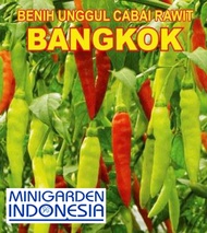 Benih Cabai Rawit Bangkok 50BIJI F1 bibit tanaman sayur sayuran cabe sambal