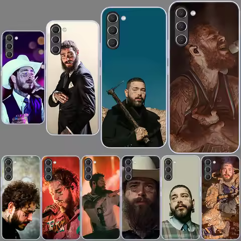 P-post Singer M-Malones Phone Case for Samsung A54 A14 A24 A34 A17 A37 A57 A55 A35 A25 A15 A13 A23 A
