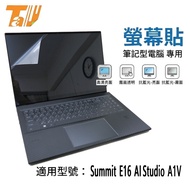 MSI Summit E16 AI Studio A1V Electrostatic NB Laptop Screen Sticker|Mirror Or Matte|General Anti-Blu