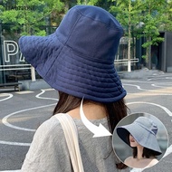 TOPBEAUTY Bucket Hat Outdoor Panama Hat UV Protection Wide Brim Sunshade Hat