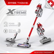 SwissThomas Cordless Vacuum Cleaner X4896R Brushless Motor 500W 34500PA CleanXtreme Series Handheld 
