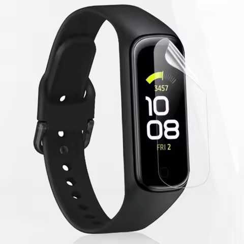 New Soft TPU Clear HD Protective Film For Samsung Galaxy Fit 2 Fit2 Smartband Wristband Screen Prote