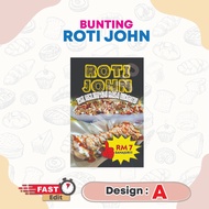 BUNTING ROTI JOHN 2X3 KAKI | KAWAIIYO