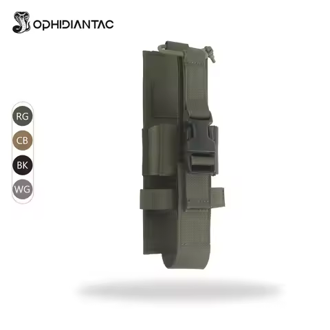 OPHIDIANTAC R Series Radio Side Pouch With Magic Tap Mount for Plate Carrier Chest Rig Hunting Acces