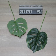 Daun Monstera Janda Bolong 20x16 Semi Latex 4886620