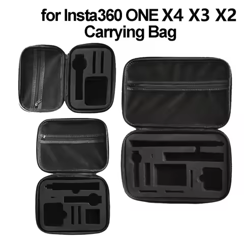Storage Case for Insta360 X5 X4 Waterproof Carrying Bag for Insta 360 X3 X2 Panoramic Camera Handbag