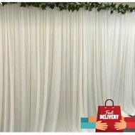 Kain Tirai backdrop Pelamin/wedding backdrop/wedding decor/festival decor/birthday decor